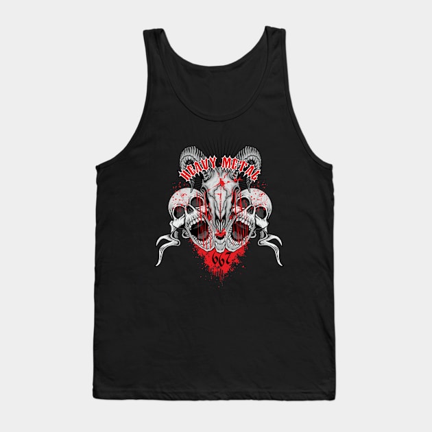 The Goat of Metal I Tank Top by black8elise